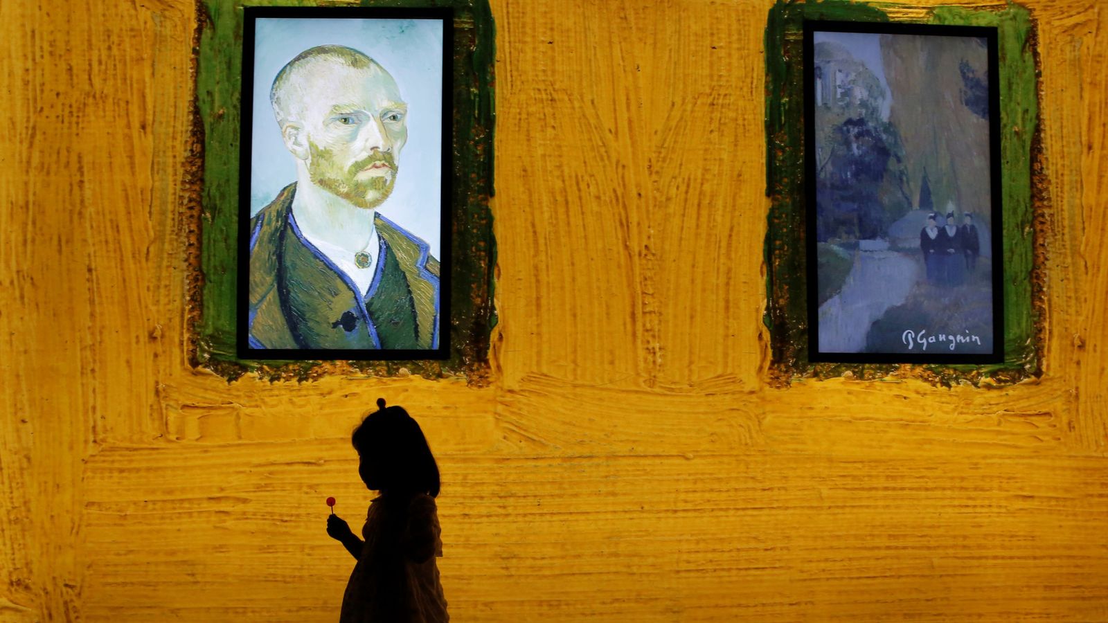 Foto: Exposición sobre Van Gogh (Reuters)