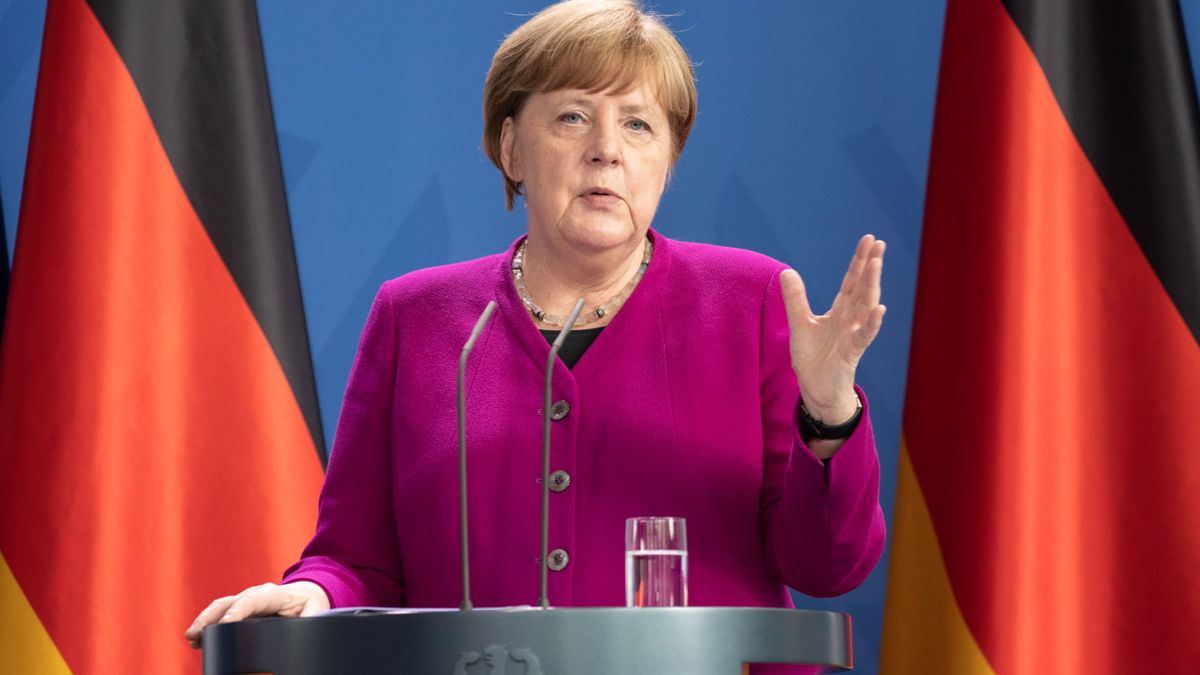 El pantone de Angela Merkel esta cuarentena: una chaqueta, 8 colores, mismo look
