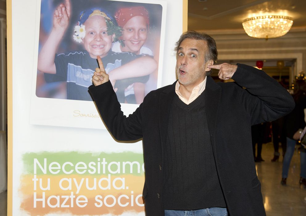 Foto: Paco Arango, en un acto de la Fundación Aladina contra el cáncer infantil (Gtres)