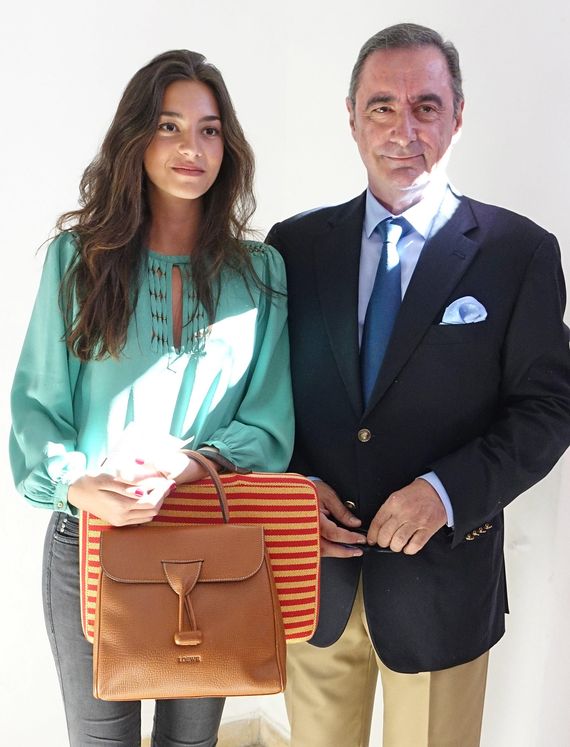 Carlos Herrera, con su hija Rocío en una imagen de 2014. (Gtres)