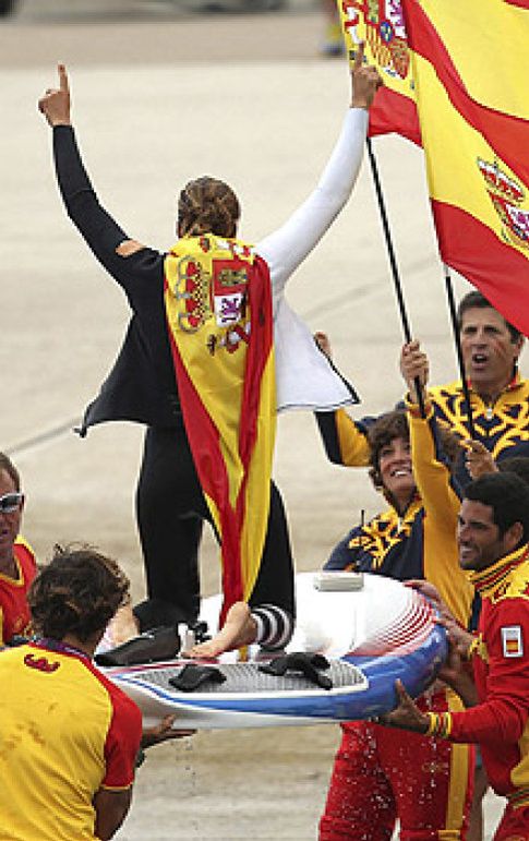 Foto: Marina Alabau, el oro que emocionó a toda la delegación española