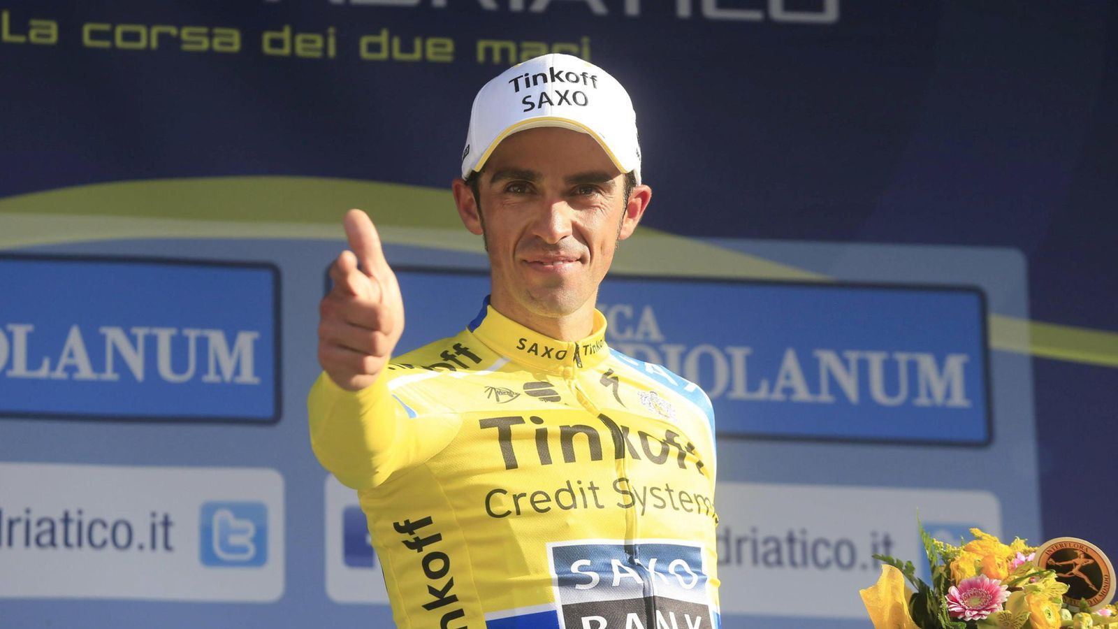 Foto: Contador ya ganó la carrera italiana el año pasado (Efe)