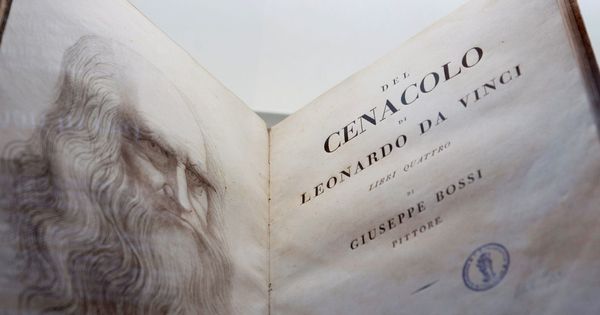 Foto: Detalle de una de las obras que pueden contemplarse en la exposición 'Leonardo da Vinci. Los rostros del genio'. (EFE)