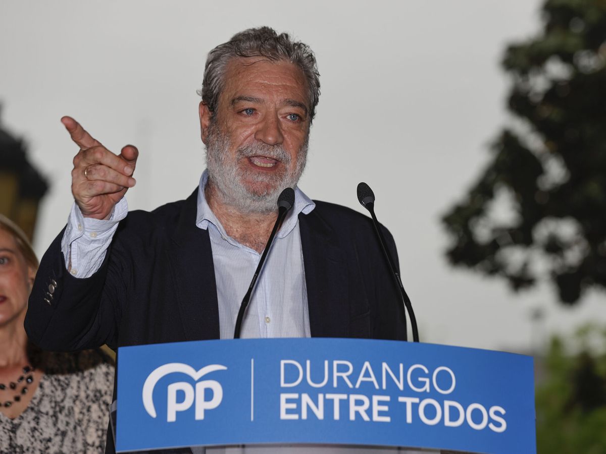 Foto: Miguel Ángel Rodríguez, en el acto del PP en Durango. (EFE/Luis Tejido)