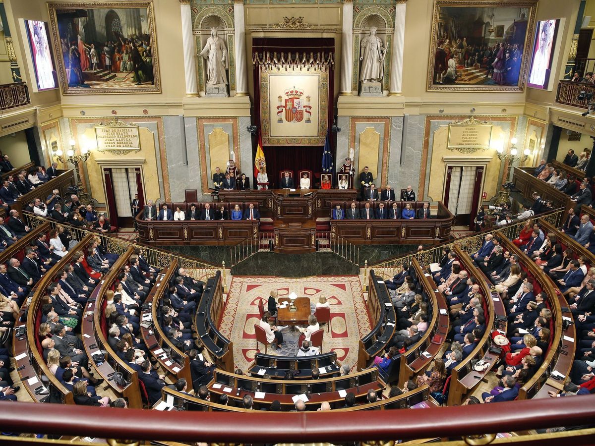 Foto: Vista del Congreso de los Diputados. (EFE)