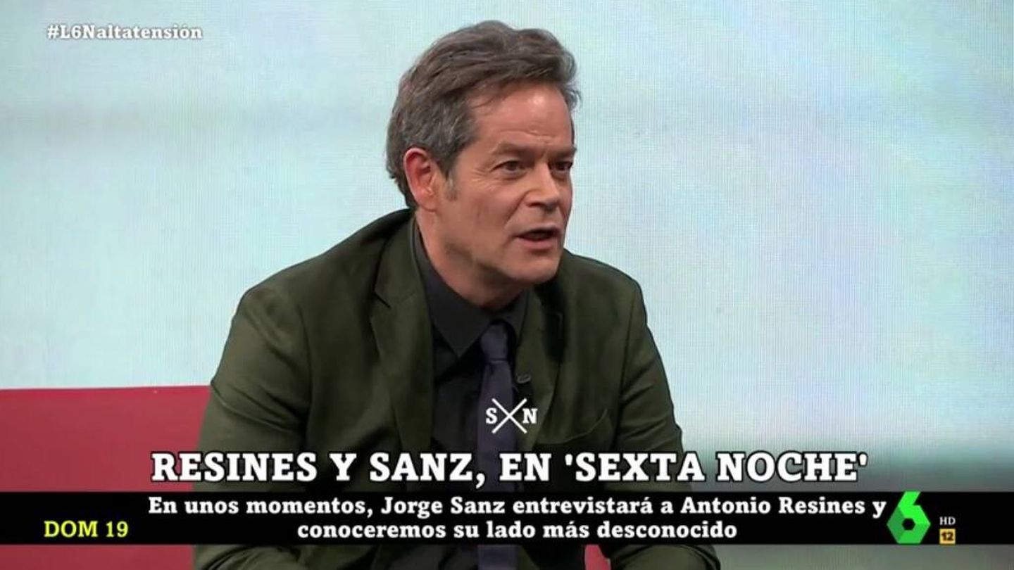 Jorge Sanz, en 'La Sexta noche'. (Atresmedia).