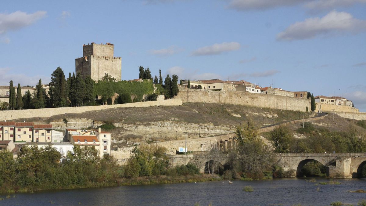 Se derrumba una parte de la muralla medieval de Ciudad Rodrigo (Salamanca)