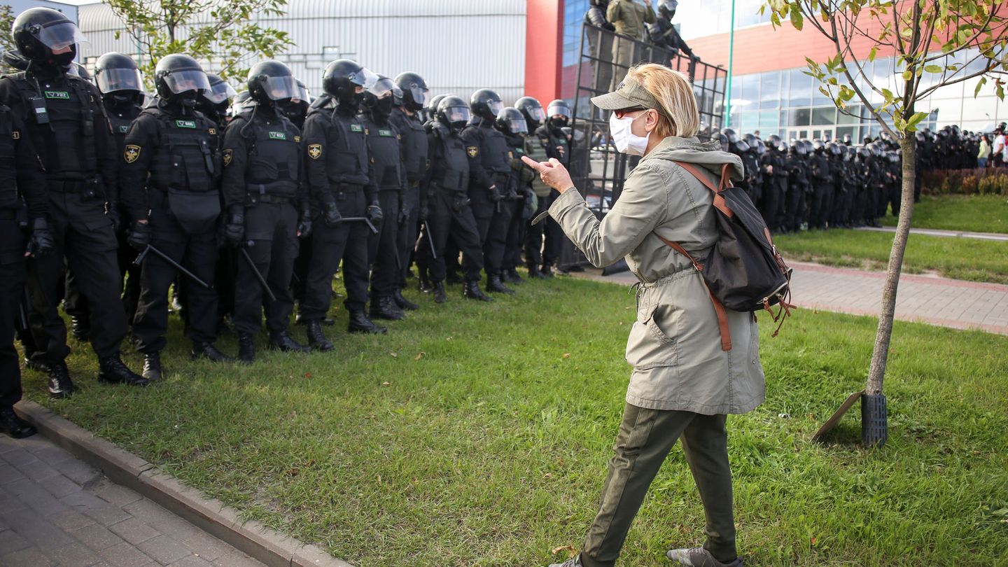 Imágenes de las protestas. (Reuters)