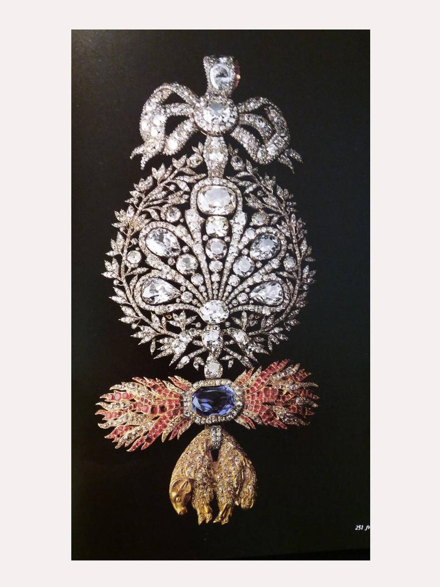 El collar que perteneció al rey Joâo VI de Portugal. 