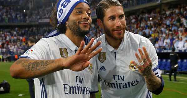 Foto: Marcelo (i) y Sergio Ramos llevan 12 y 13 años cada uno en el Real Madrid. (Reuters)