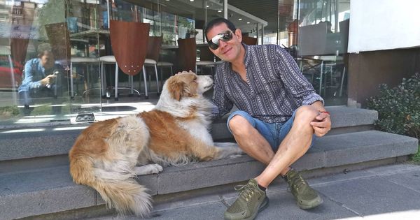 Foto: Fernando y Choco, el perro que le cambió la vida en un instante (Foto: Facebook)