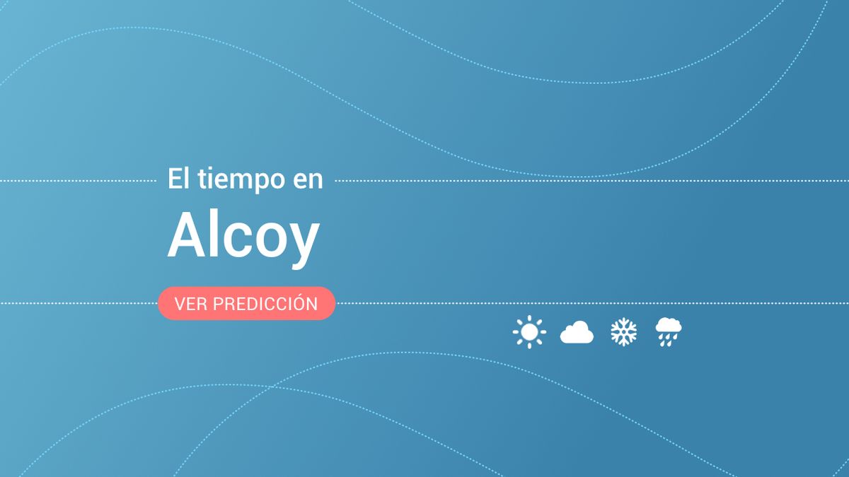 El tiempo en Alcoy para hoy: alerta amarilla por vientos