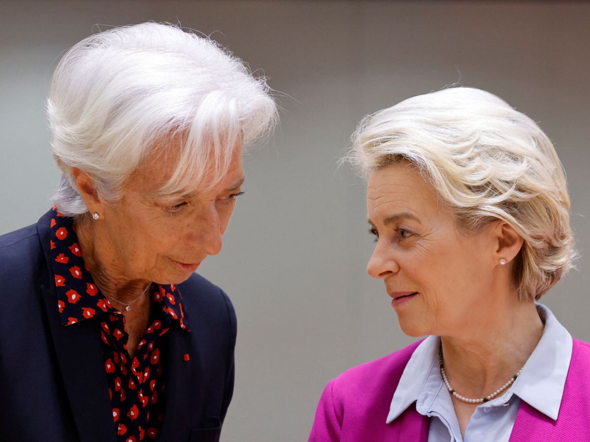 Foto: Christine Lagarde y Ursula von der Leyen. (Reuters/Johanna Geron)