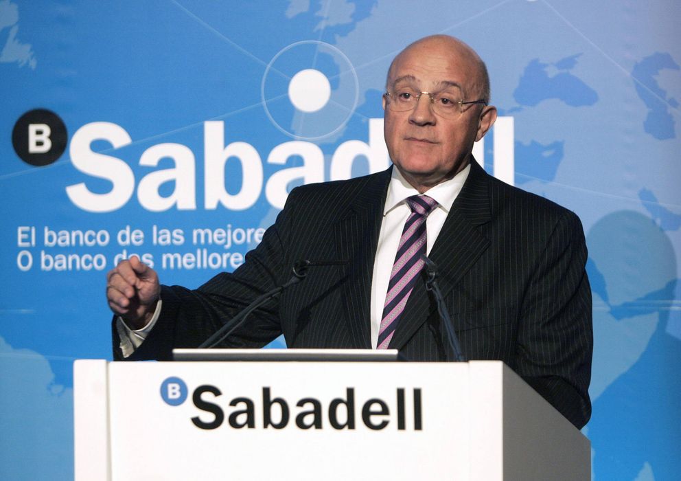 Foto: Josep Oliu, presidente del Banco Sabadell (Efe).