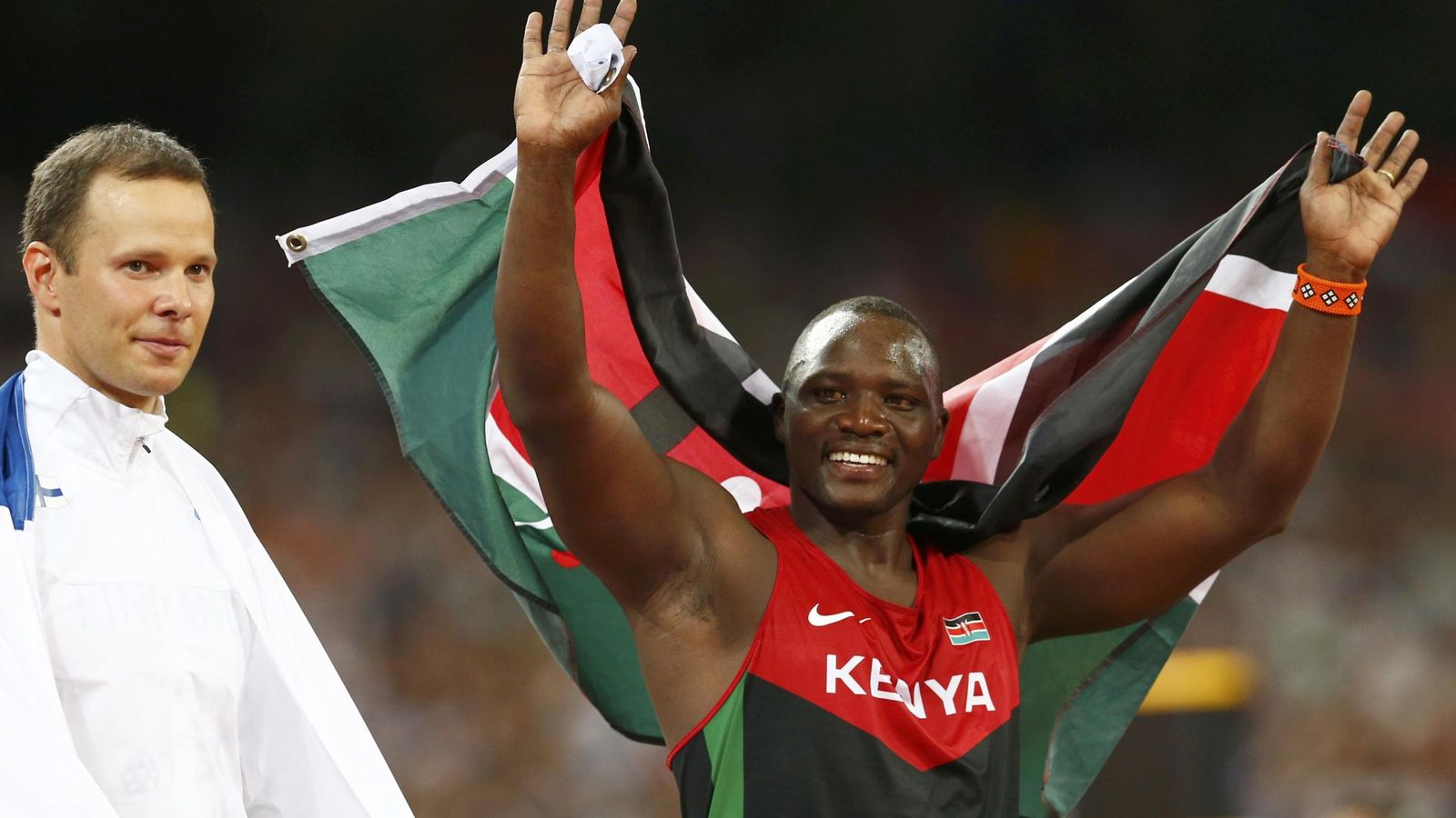 Foto: Yego logró para Kenya la sexta medalla de oro en los Mundiales de Atletismo.