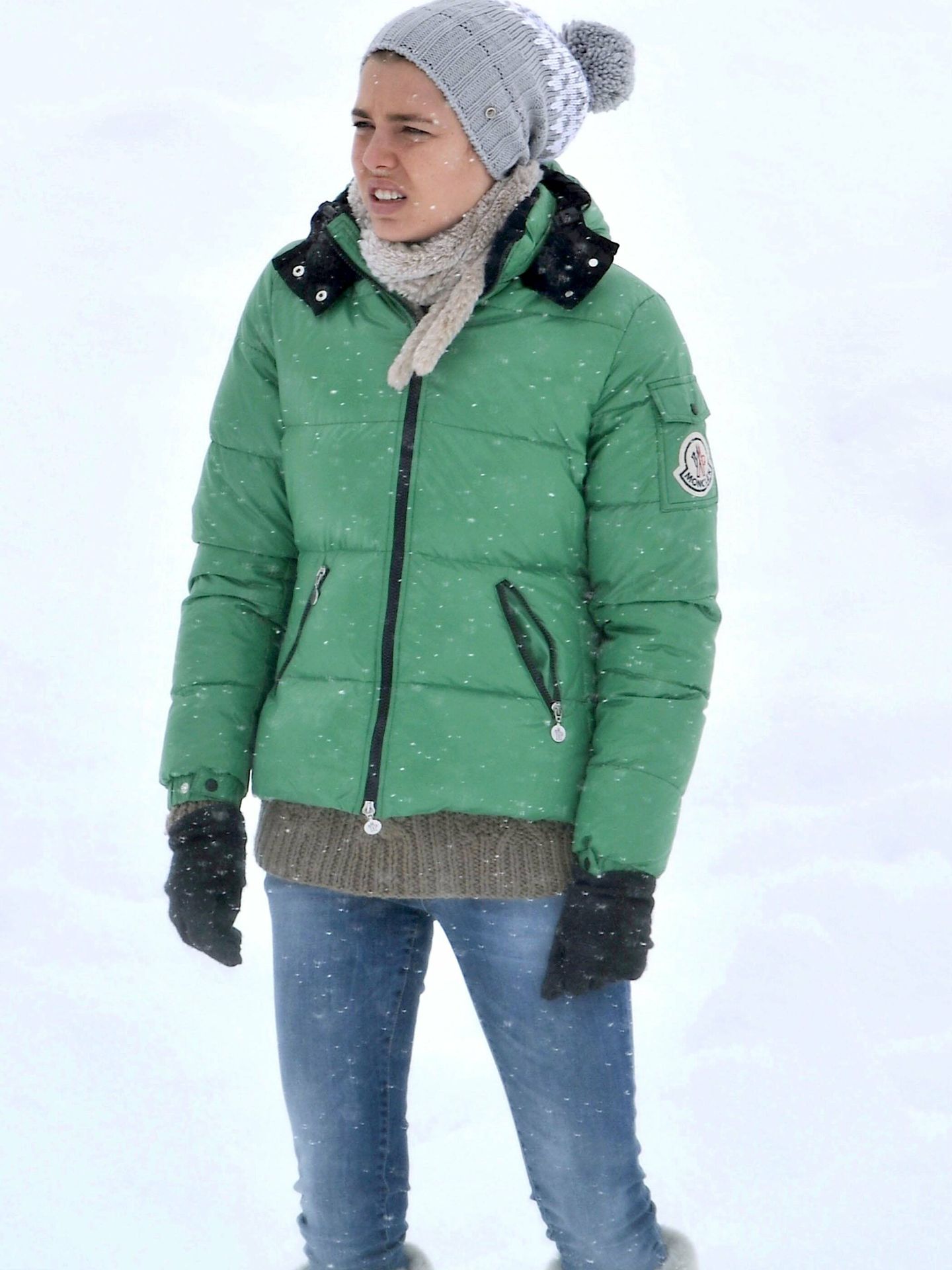 Carlota Casiraghi en la nieve. (CP)
