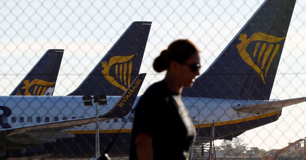 Foto: Aviones con el logo de Ryanair. (Reuters)