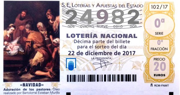Foto: El penúltimo quinto premio de la Lotería de Navidad ha caído en el 24.982