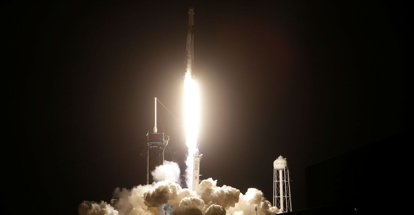 Cohete Falcon de Space X. (Reuters)