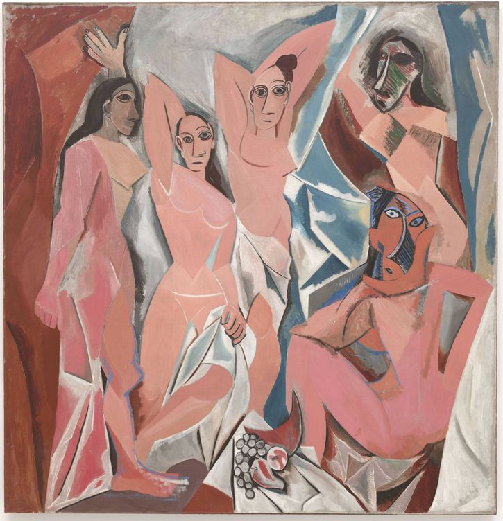 'Les Demoiselles d'Avignon', Pablo Picasso, 1907. MoMA.