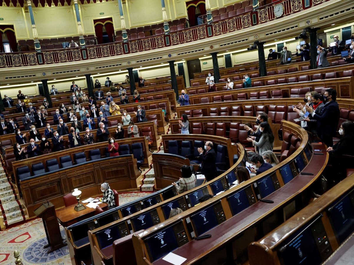 Foto: Vista del hemiciclo del Congreso de los Diputados. (EFE)
