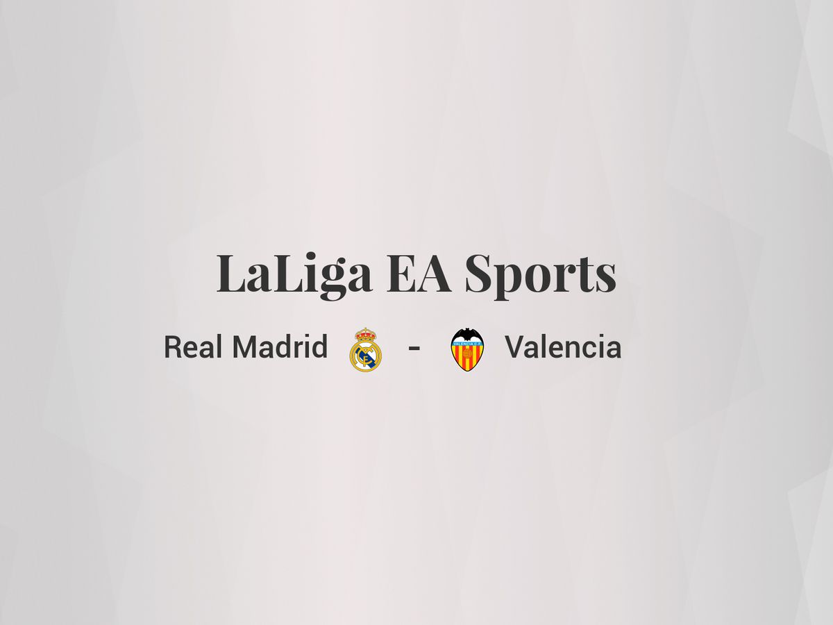 Foto: Resultados Real Madrid - Valencia de LaLiga EA Sports (C.C./Diseño EC)
