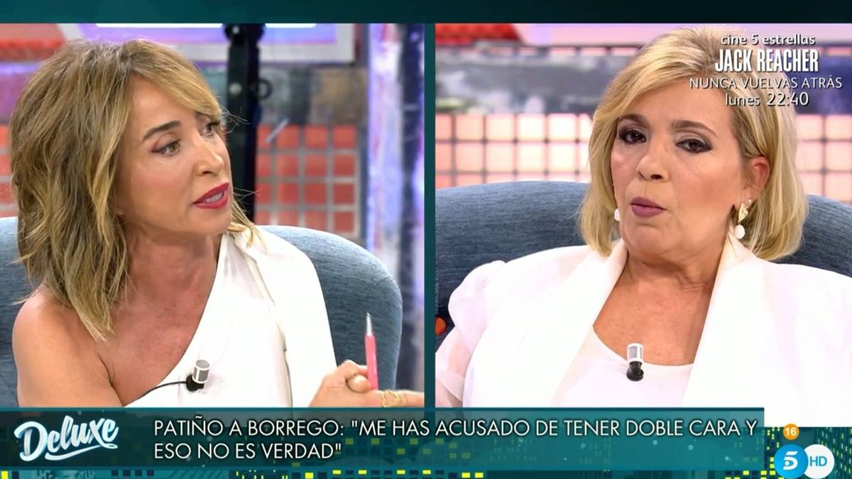 María Patiño aniquila a Carmen Borrego con una frase en su regreso a 'Sábado Deluxe'