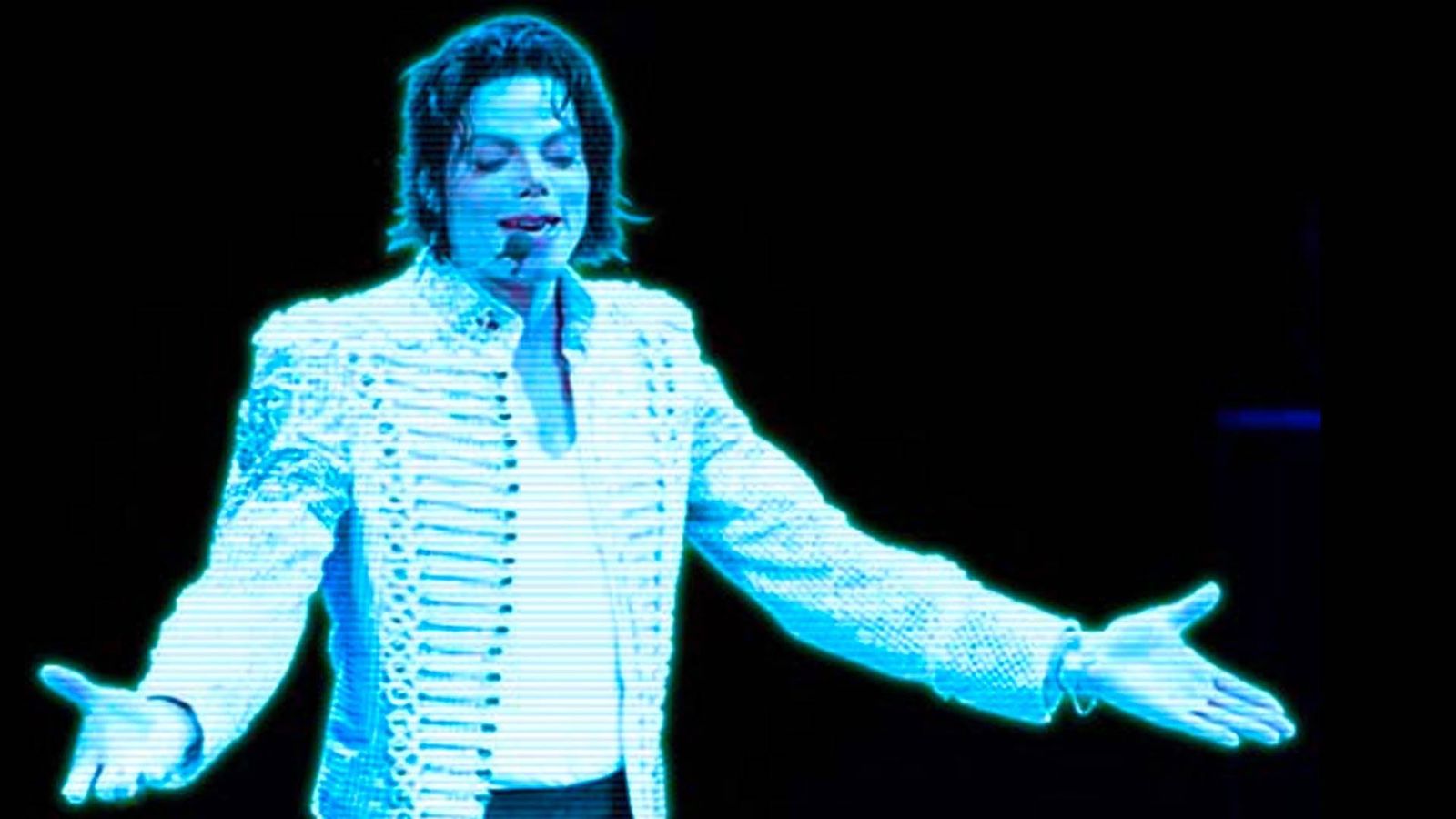 Foto: Holagrama de Michael Jackson en concierto