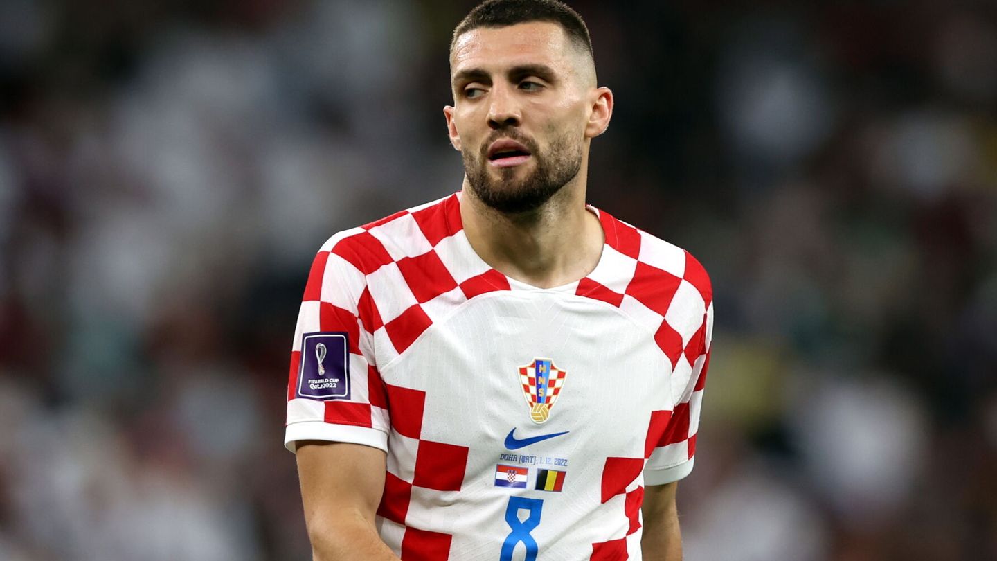 Mato Kovacic, de Croacia, durante el Mundial de Qatar 2022.
