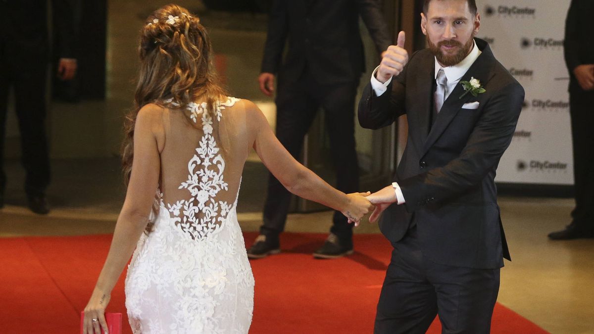 El 'zurdazo' de Messi al vestido de Antonella, la anécdota más divertida de la boda