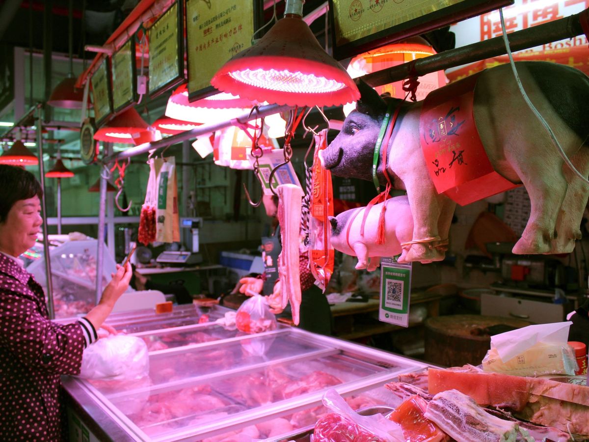 Foto: Mercado de abastos en China