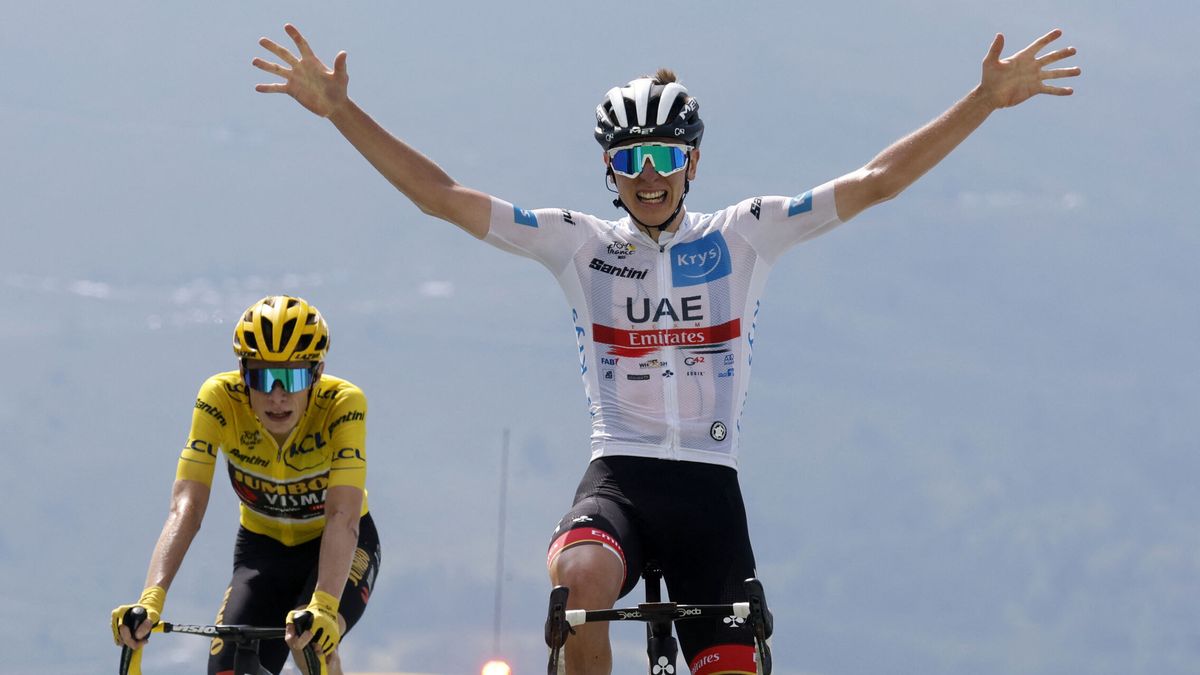 Tour de Francia: Pogacar gana la etapa, pero Vingegaard resiste y mantiene el liderato