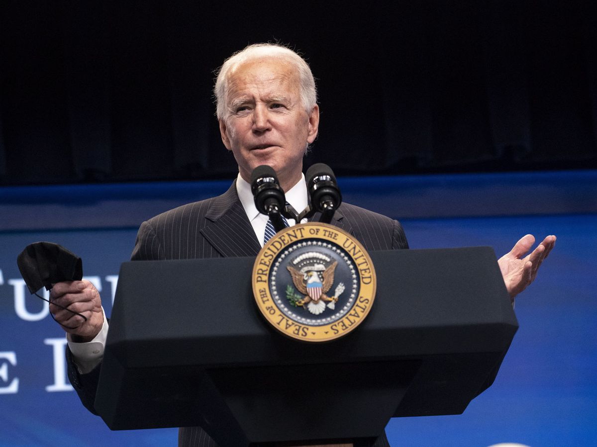 Foto: El presidente de Estados Unidos, Joe Biden, durante un discurso. (EFE)