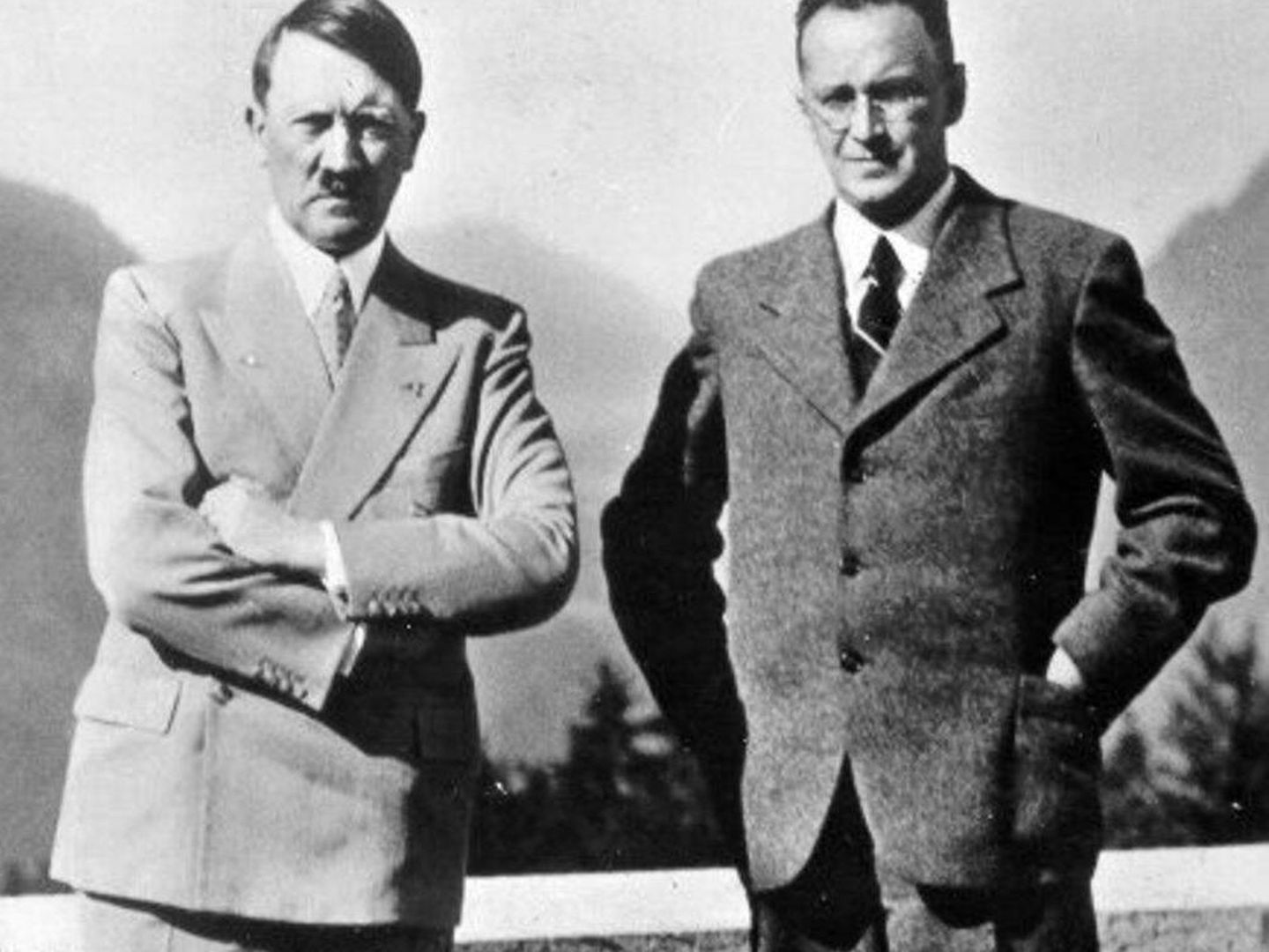 Adolf Hitler y Konrad Heimlein