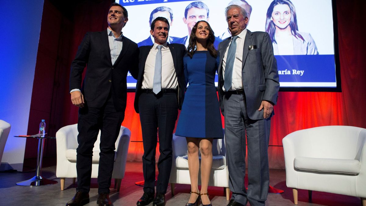 Valls y Vargas Llosa elevan a Arrimadas: "Verla ganar abriría una etapa en Europa"