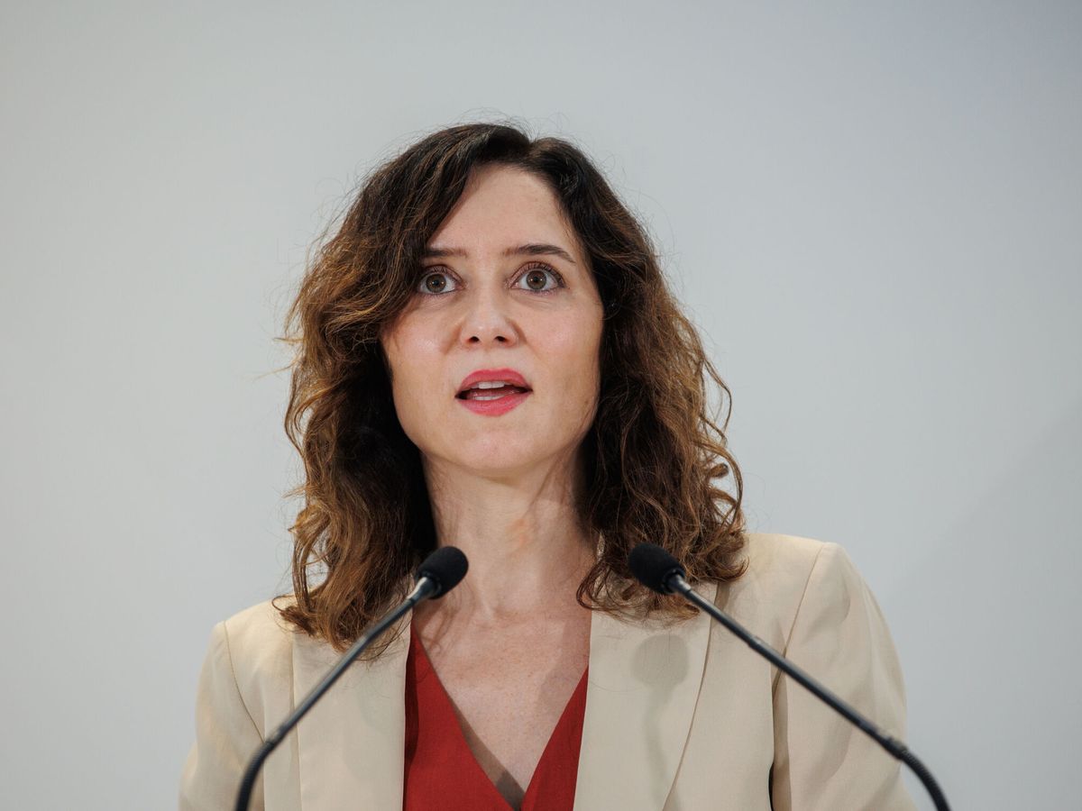 Foto: La presidenta de la Comunidad de Madrid, Isabel Díaz Ayuso. (Europa Press/Alejandro Martínez Vélez)
