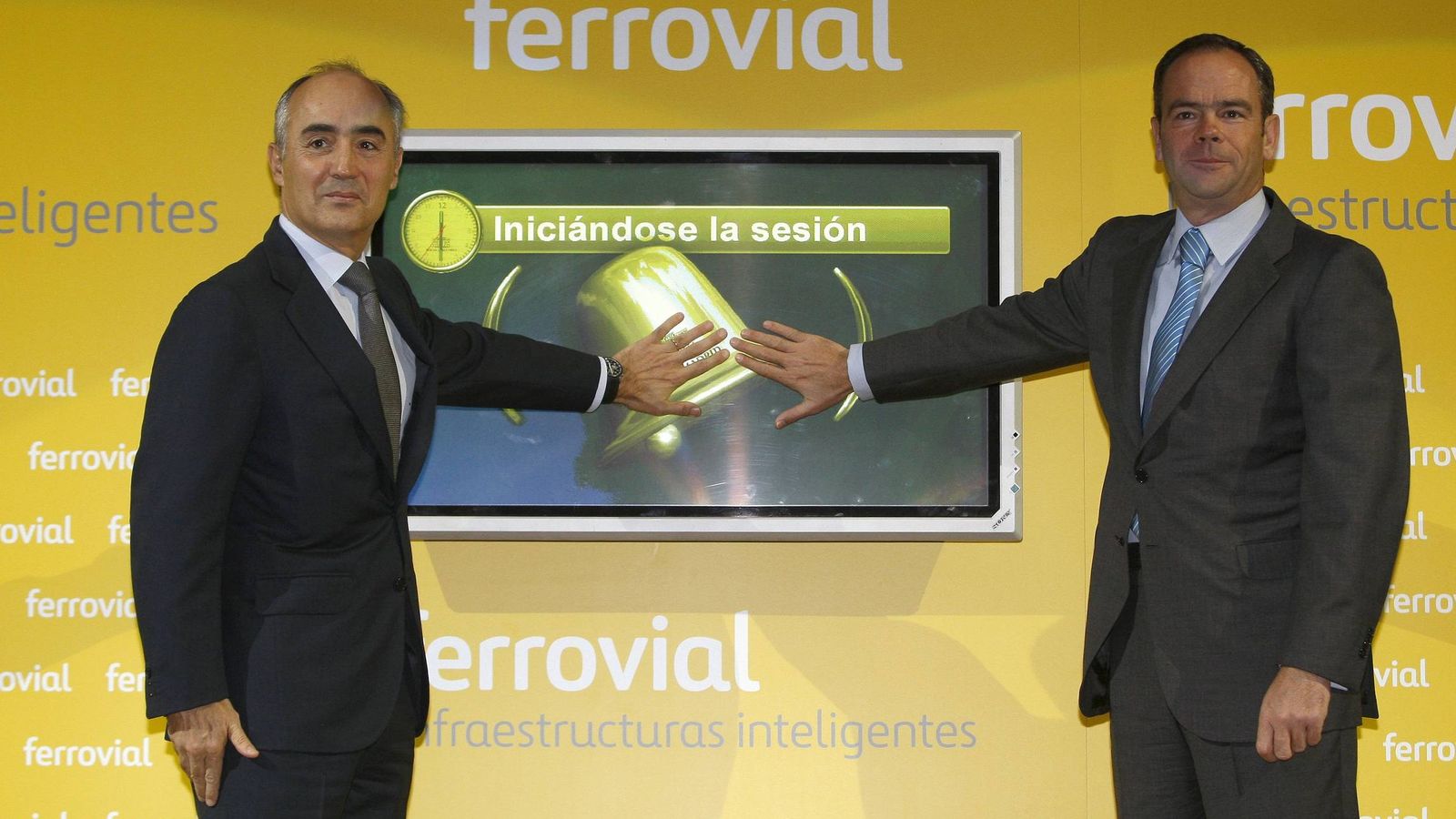 Foto: Rafael del Pino, presidente de Ferrovial, e Iñigo Meirás, consejero delgado