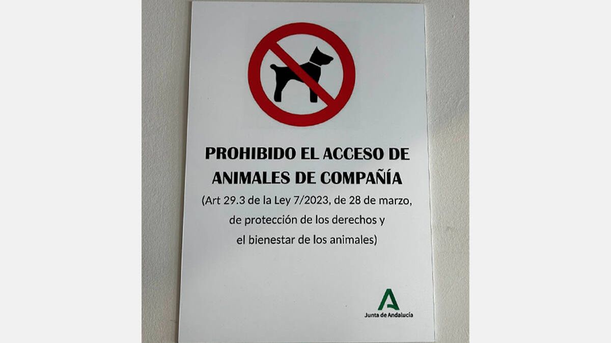 No sin mi perro: colocan carteles de prohibido ir a la consulta del médico con la mascota