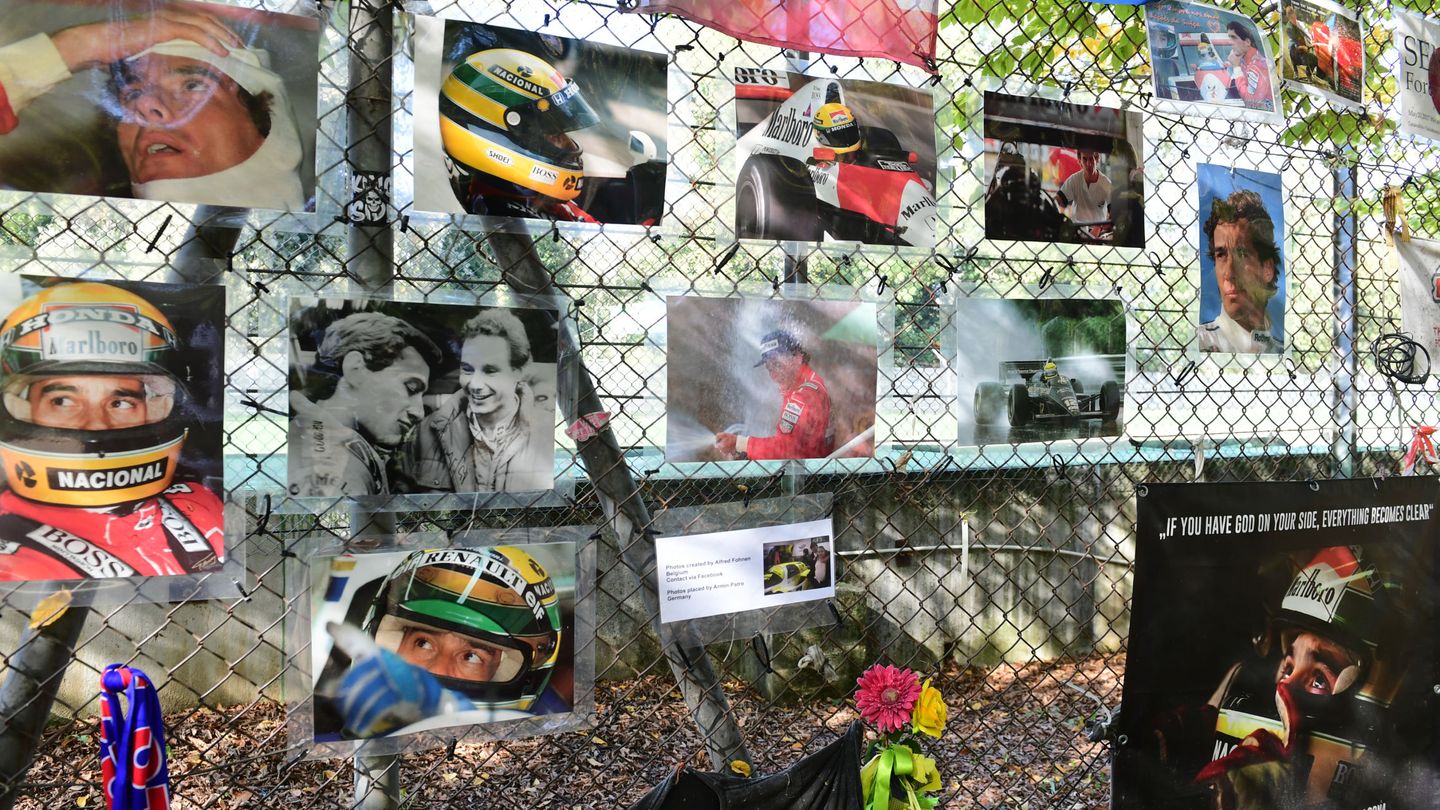 Tamburello, la zona donde se estrelló Ayrton Senna, siempre ha recordado su memoria