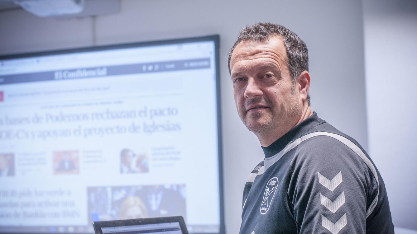 Foto: Jesús Velasco, entrenador del Movistar Inter. 