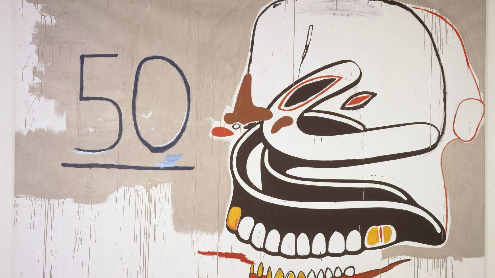 Foto: La obra "50-Dentures" firmada por Andy Warhol (EFE)