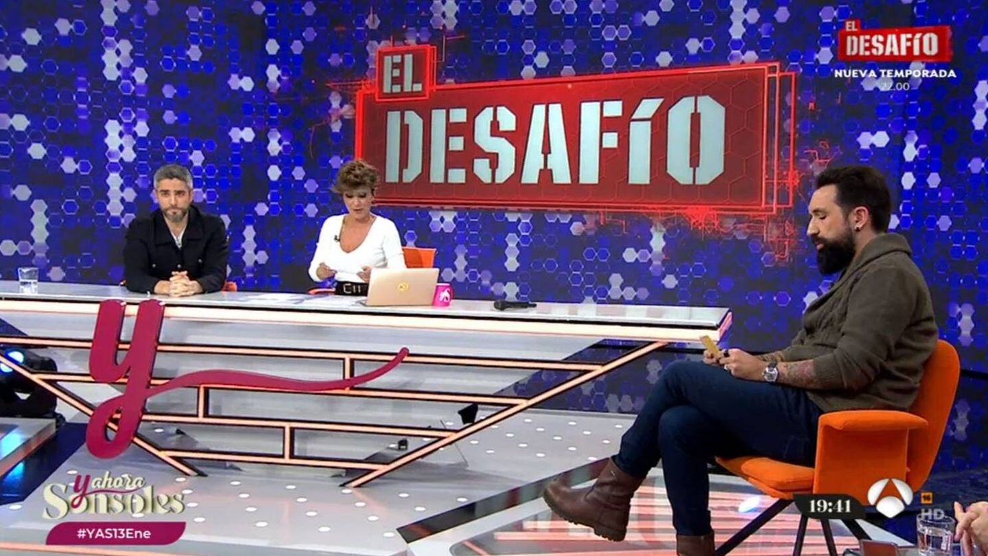 Roberto Leal, Sonsoles Ónega y Miguel Lago. (Atresmedia Televisión)