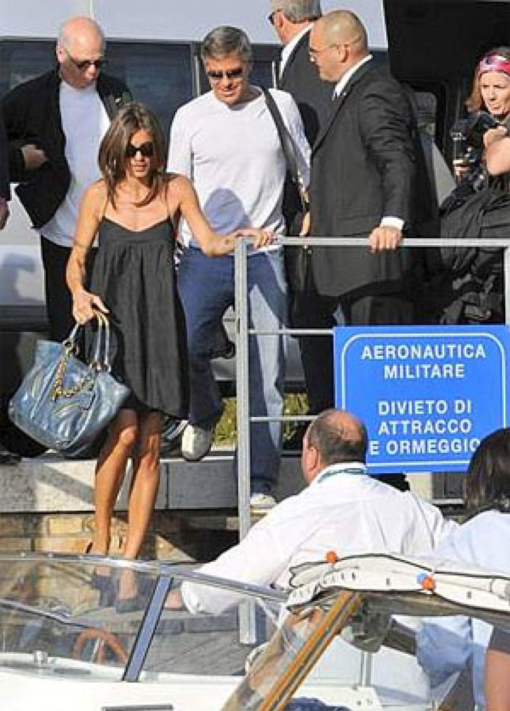 Foto: George Clooney y Elisabetta Canalis planean su boda para antes de Navidad