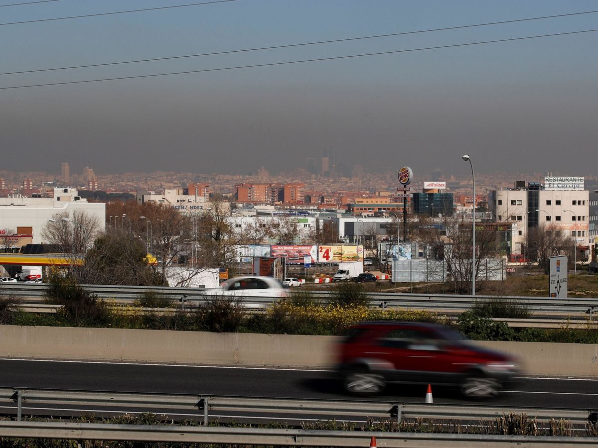 Foto: Contaminación en Madrid. (Efe)