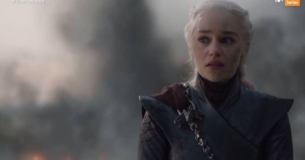 Foto: Daenerys Targaryen, en el penúltimo capítulo de 'Juego de tronos'. (HBO)