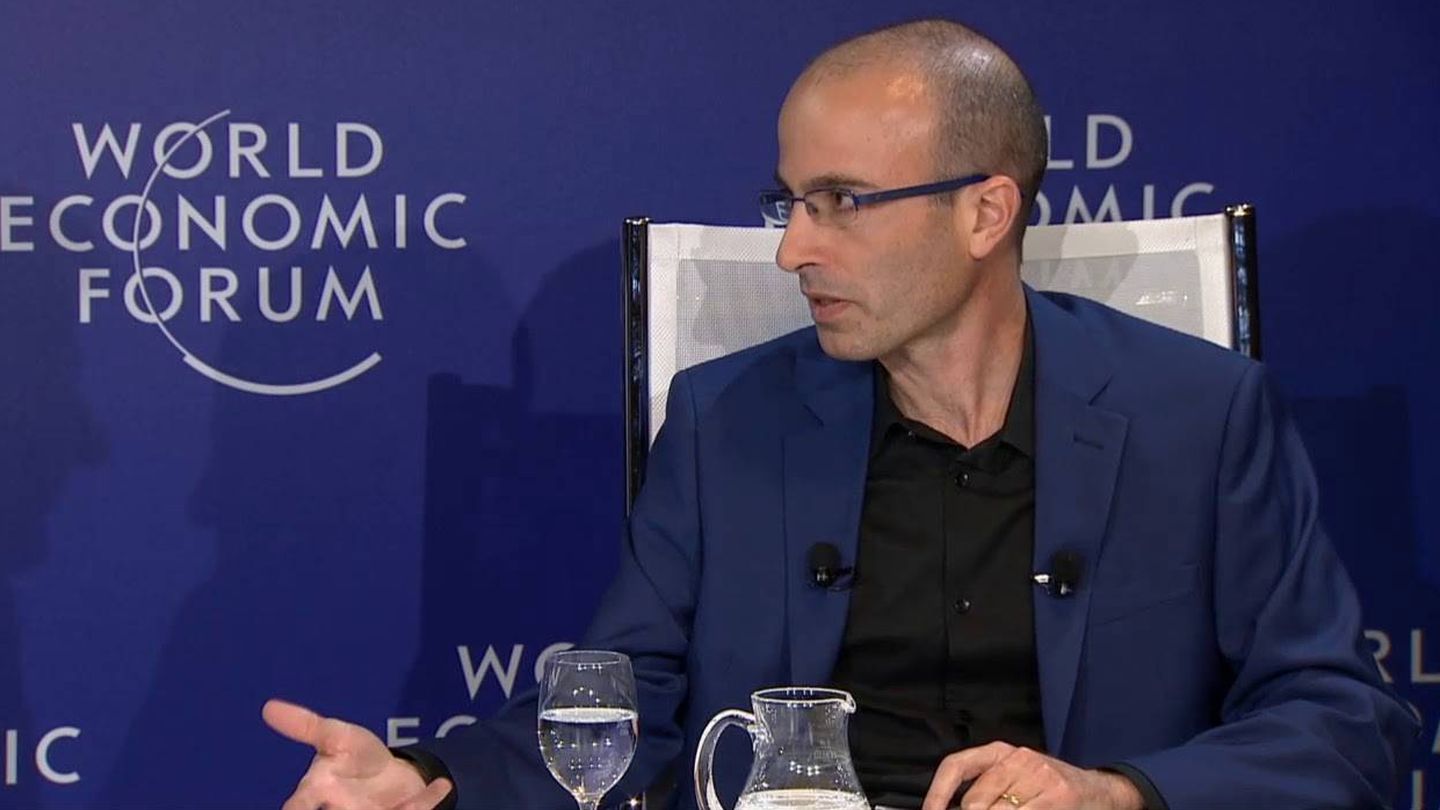 Harari en el Foro Mundial de Davos.