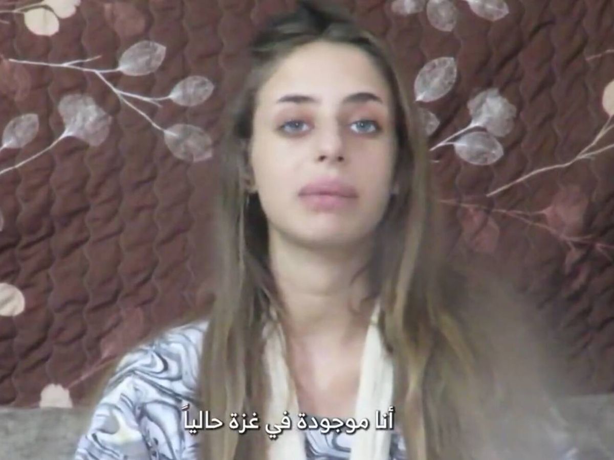 Foto: Hamás publica el primer vídeo de una rehén con vida: "Soy Maya Sham. Sáquenme de aquí" (X/@FadiAmun)