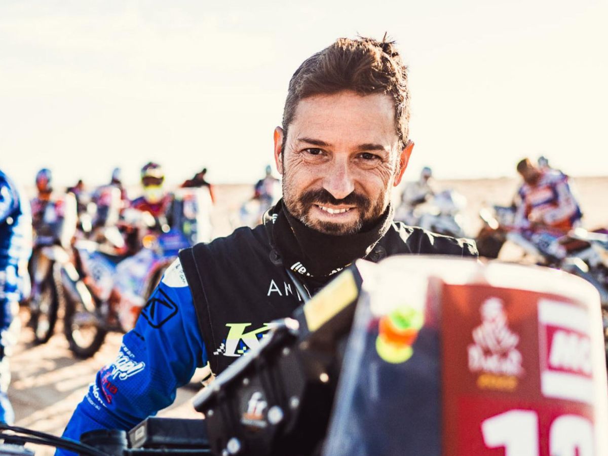 Foto: Carles Falcón competía por segunda vez en el Rally Dakar. (EFE)
