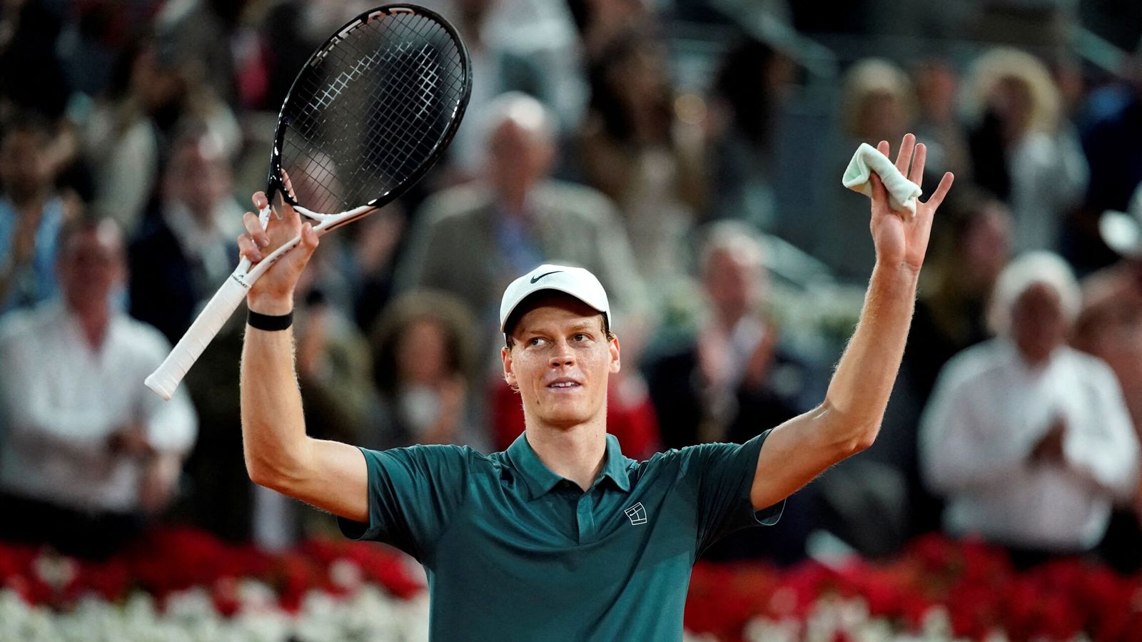 Jannik Sinner, tras vencer a Rafa Jódar en el Mutua Madrid Open: "Qué jugador"