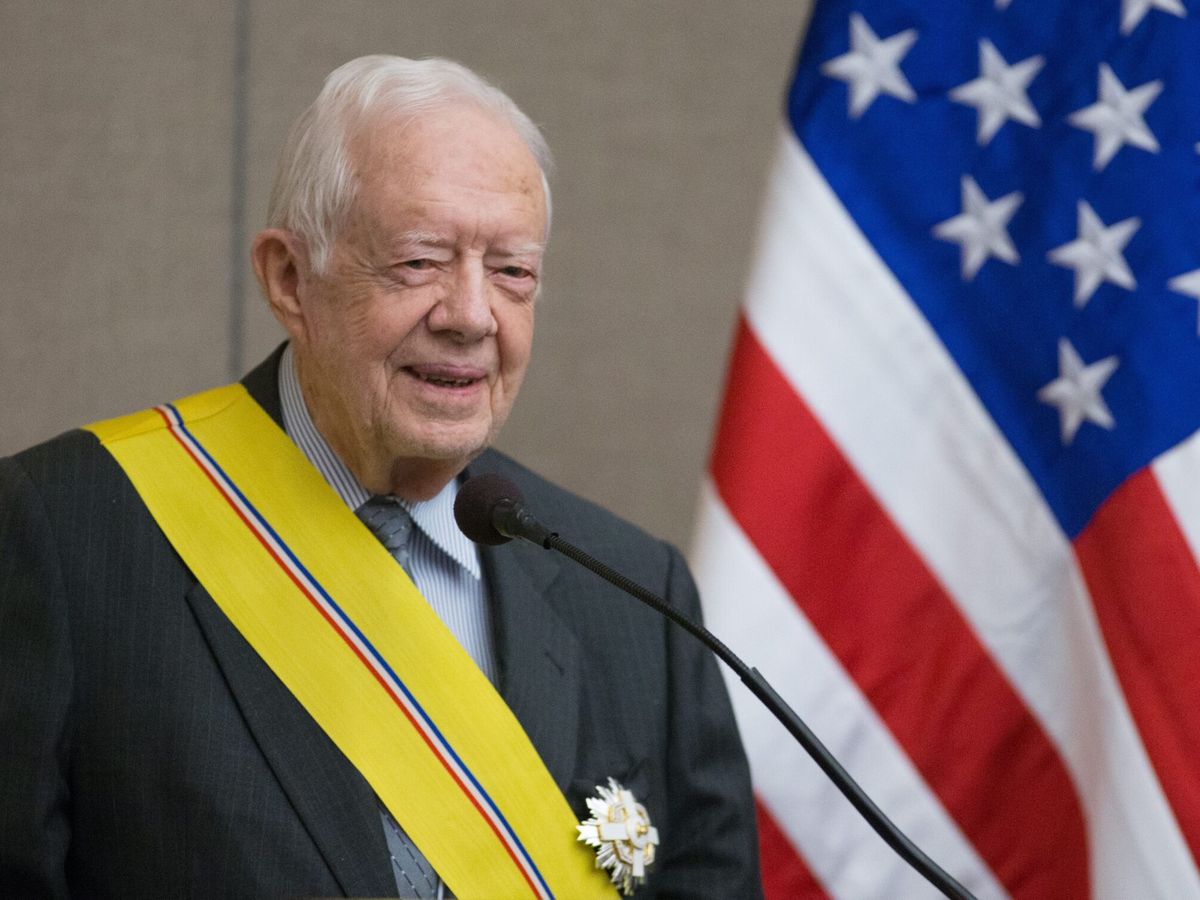 Foto: El expresidente estadounidense Jimmy Carter. (EFE/Branden Camp)
